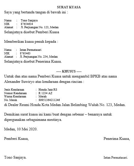 Contoh Surat Jalan Kendaraan Nusagates