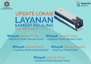 Jadwal SAMSAT Keliling cilandak