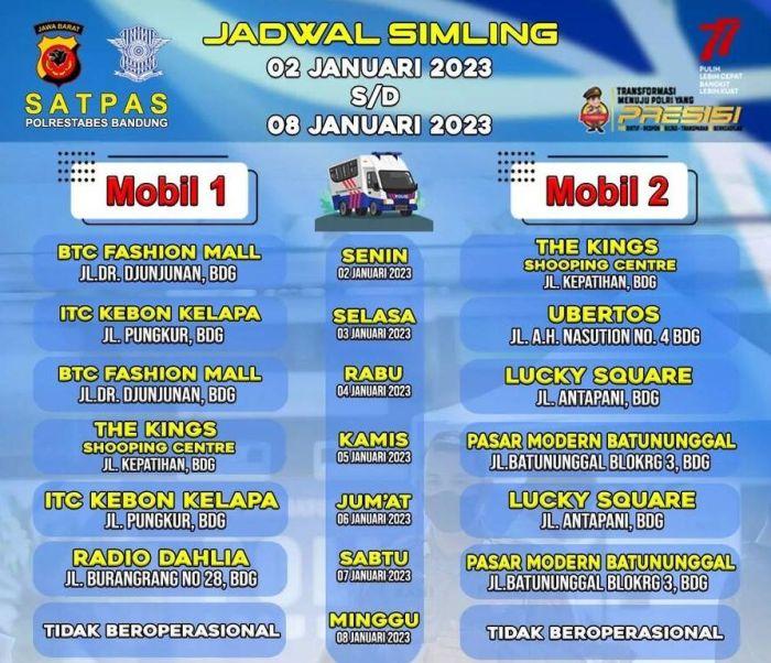 Jadwal SAMSAT Keliling Bandung Wetan