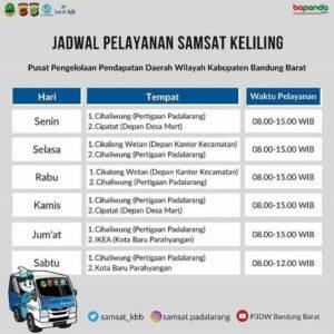 Jadwal SAMSAT Keliling Sumur Bandung