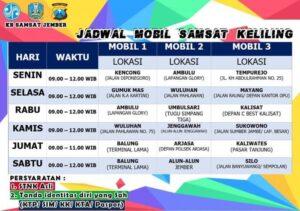 Jadwal SAMSAT Keliling Pasar Rebo