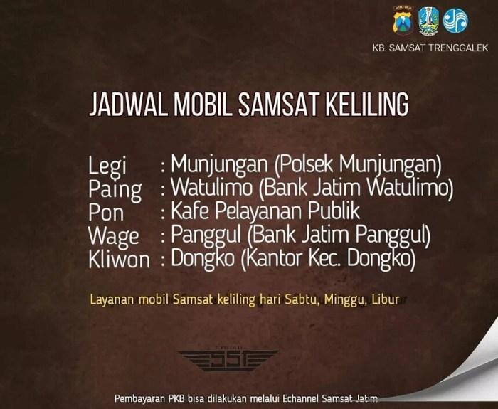 Jadwal SAMSAT Keliling Kiaracondong